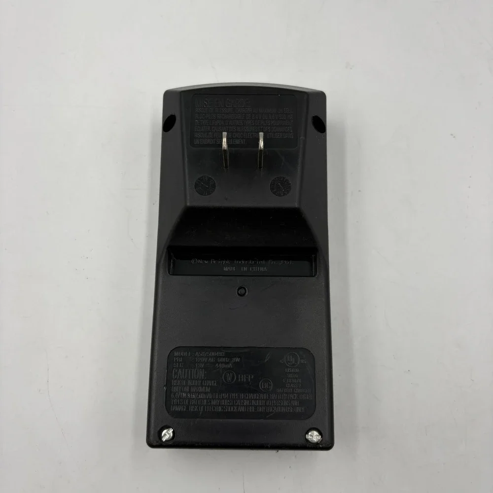 New Bright R/C 6.4V Lithium Ion Battery‎ Charger Black RC Toy Car Replacement